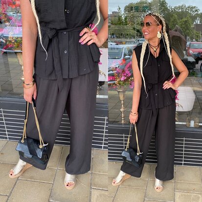 Tara comfy set zwart