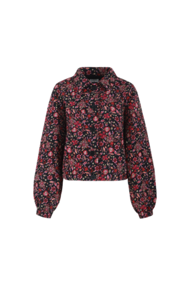 Fluresk Maribel jacket black/dusty mauve