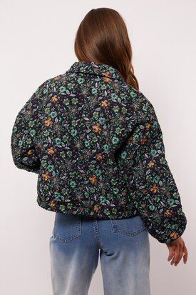 Fluresk Maribel jacket black/marine blue