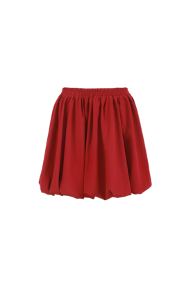 Fluresk Naime skirt rhubarb