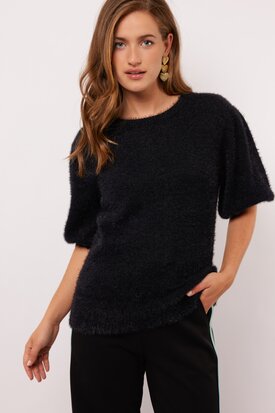 Fluresk Moraine knit top black