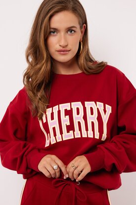 Fluresk Senara sweater rhubarb