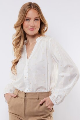 C&S Lizzy blouse offwhite/sand