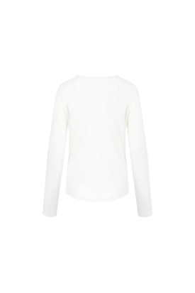 C&S Angel knit pullover wool white