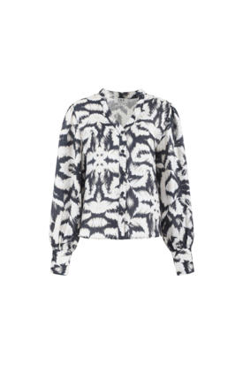 C&S Babette blouse offwhite/black