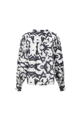C&S Babette blouse offwhite/black