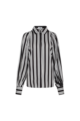 C&S Liselotte blouse offwhite/black