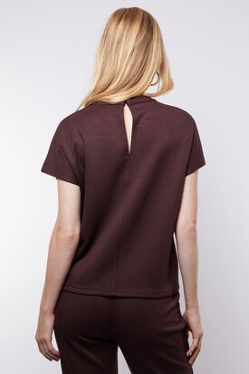 C&S Tess top dark brown