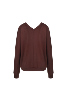C&S Thalia top dark brown
