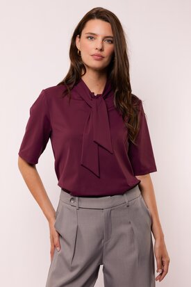 G maxx Marlene top Mauve Wine