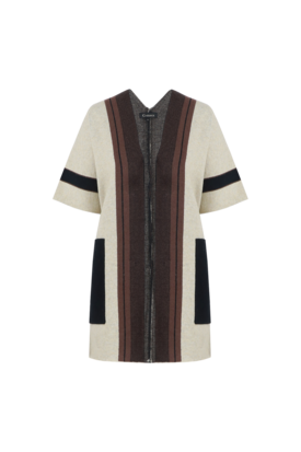 G Maxx Patti knit cardigan Wood Ash/Black