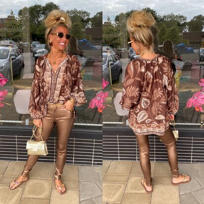Maaike blouse bruin