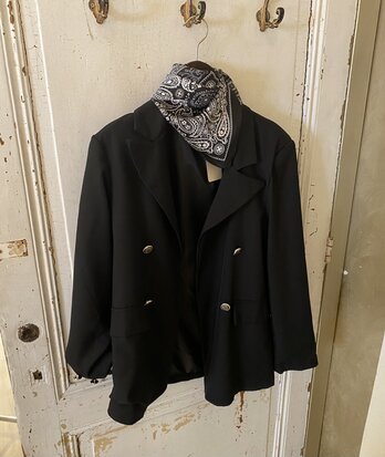 Luna oversized blazer zwart