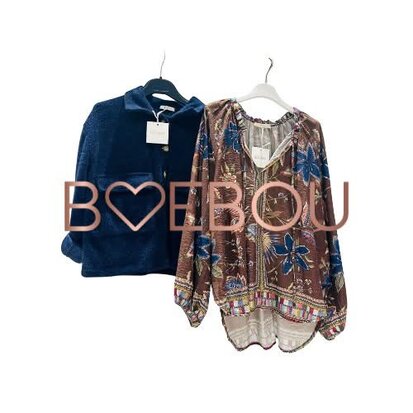Annika blouse bruin