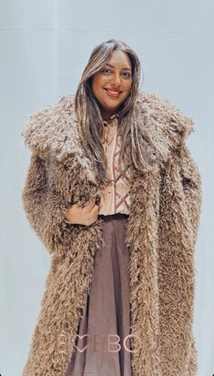 Adela Glam jacket taupe
