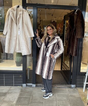 Glamour jas zwart