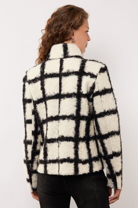 G maxx Kylie coat Oﬀwhite/Black
