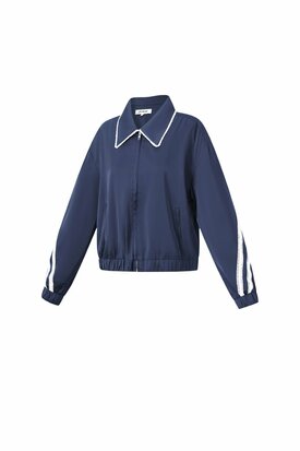 Satin Look Sporty Jacket