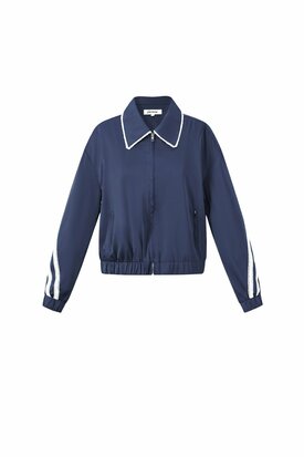Satin Look Sporty Jacket