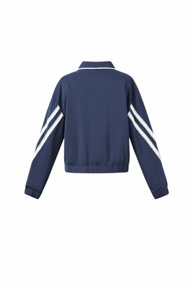 Satin Look Sporty Jacket
