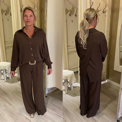 Wauw Wendy pantalon bruin