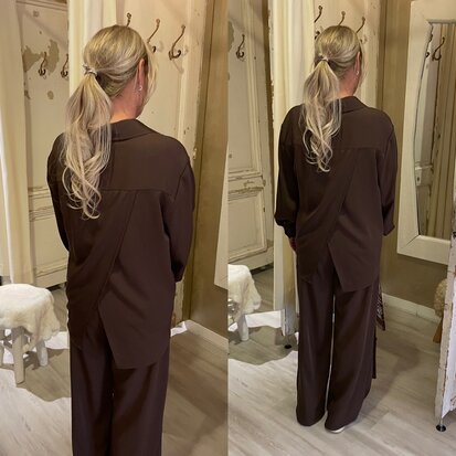 Wauw Wendy blouse bruin