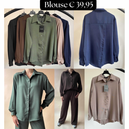 Wauw Wendy blouse bruin
