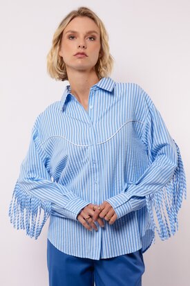 Fluresk Marelia blouse Trypan Blue
