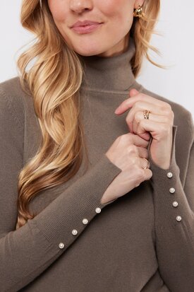 C&S Kalisse knit pullover Bronze