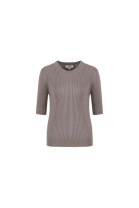 C&S Anne knit pullover bronze