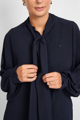 C&S Lillith blouse Midnight Blue