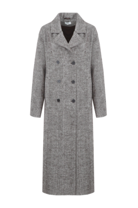 C&S Olivia coat Dark Chocolate