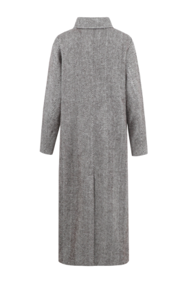 C&S Olivia coat Dark Chocolate