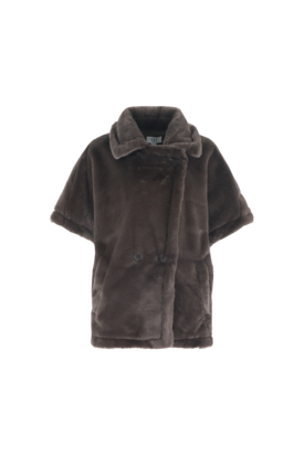 C&S Orla coat Dark Chocolate