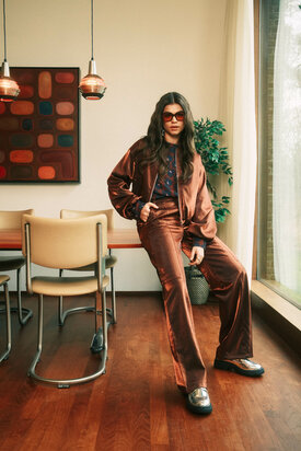 FLuresk Thirza jacket Rum Raisan