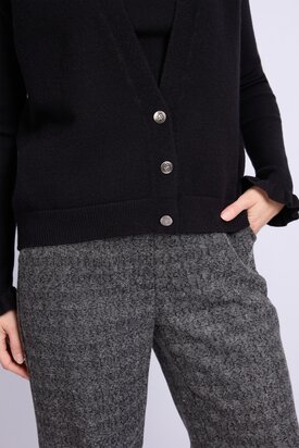 C&S Vivian gilet black