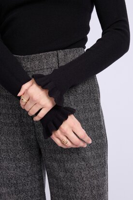 C&S Astrid knit pullover black