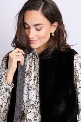 C&S Gabrielle gilet black