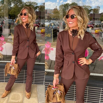 Chastar Sevanne broek bruin