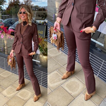 Chastar Sevanne broek bruin