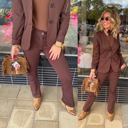 Chastar Sevanne broek bruin