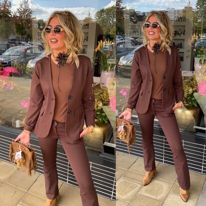 Chastar Sevanne blazer bruin