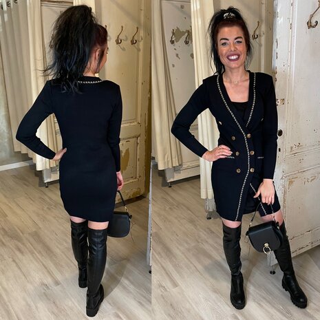 COCO dress/vest - zwart