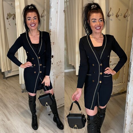 COCO dress/vest - zwart