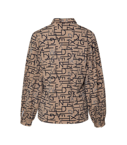 G Maxx - Gwynne Blouse Latte/Zwart