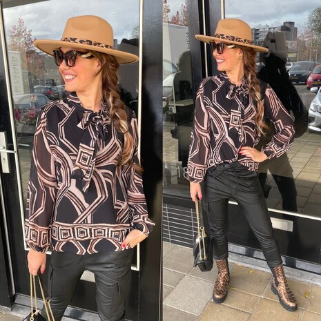Saartje blouse - zwart