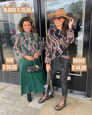 Saartje blouse - gucci groen