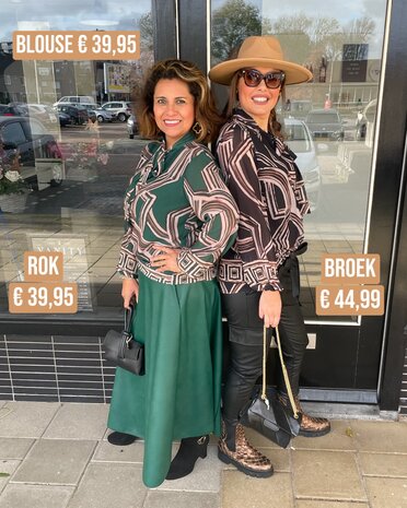 Saartje blouse - gucci groen