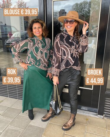 Saartje blouse - gucci groen