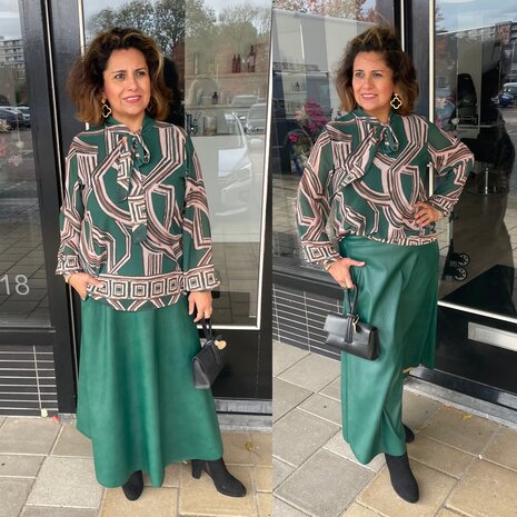 Saartje blouse - gucci groen